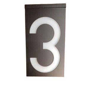 Solar Number Plate Light Home Garage